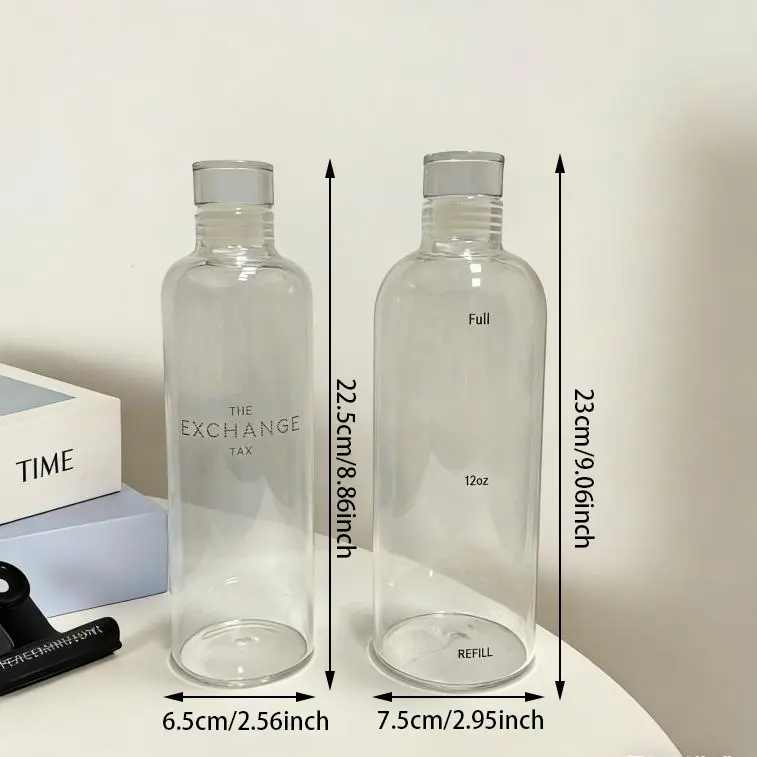 Daglig Hydration Tracker-flaske i helglass