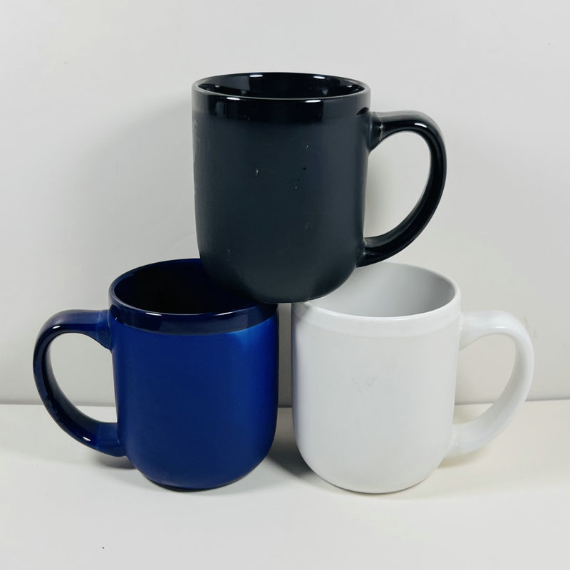 Egendefinert logo matt keramisk kaffekrus til kafégave